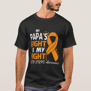 Mijn papa's gevecht is mijn strijd RSD CRPS Awaren T-shirt