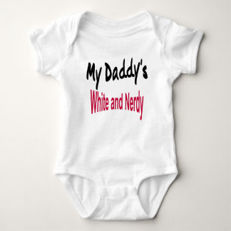 Mijn papa's White en Nerdy Romper