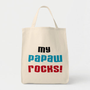 Mijn Papaw Rocks T-shirts en cadeautjes Tote Bag