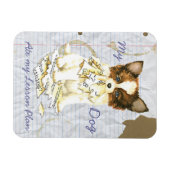 Mijn Papillon Ate mijn lesplan Magneet (Horizontaal)