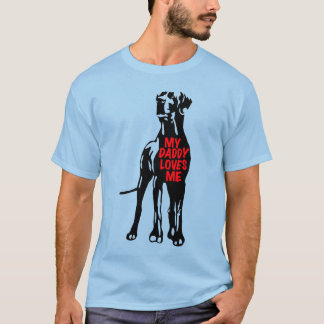 Mijn pappie houdt van mij Great Dane T-shirt