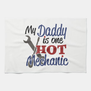 Mijn pappie is een hete monteur theedoek