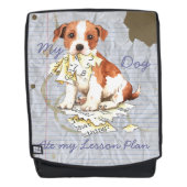 Mijn Parson Russell Terrier Ate Mijn Lesson Plan Rugtassen (Voorkant)