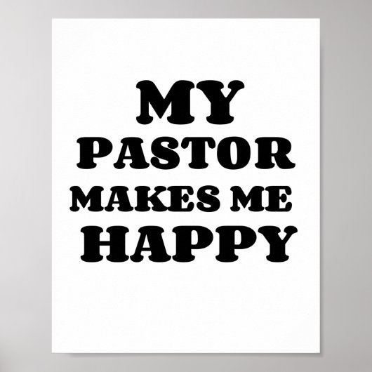 MIJN PASTOR MAAKT ME VERDWIJNEN POSTER (Voorkant)