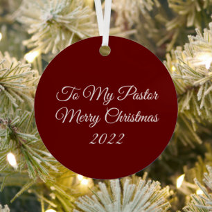 Mijn pastor Metal Ornament