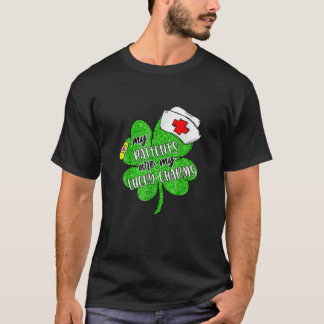 Mijn patiënten zijn mijn Lucky Charms Lucky Neurse T-shirt