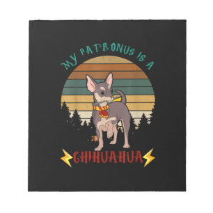 Mijn Patronus is een Chihuahua Funny Gift Hondenli Notitieblok