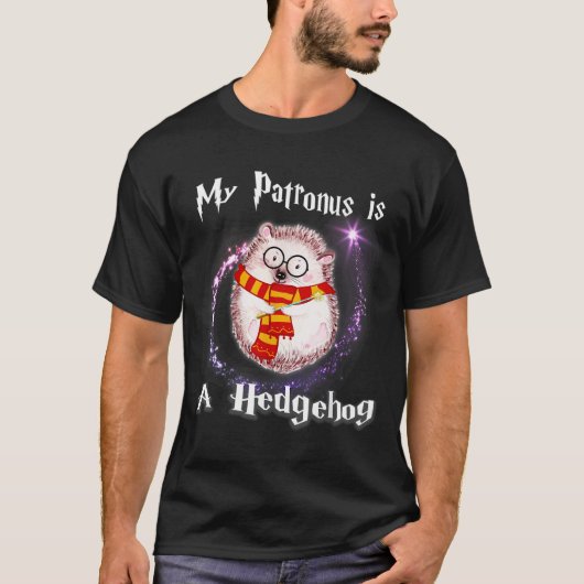 Mijn Patronus is een egel T-shirt (Voorkant)