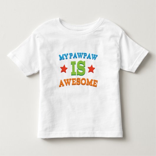 Mijn paw is Geweldige Kinder Shirts (Voorkant)