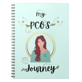 Mijn PCOS-reis Polycysteus Ovarium Syndroom Blauwg Notitieboek