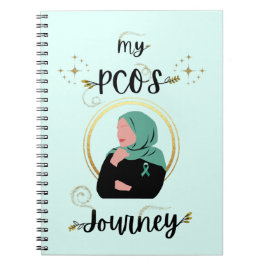 Mijn PCOS-reis Polycysteus Ovarium Syndroom Blauwg Notitieboek