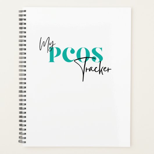 Mijn PCOS Tracker - Polycysteus Ovarium Syndroom Planner (Voorkant)