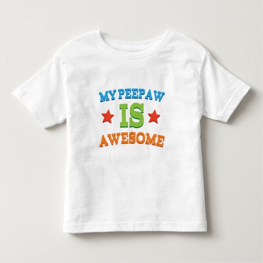 Mijn Peepaw is Geweldige Kinder Shirts (Voorkant)