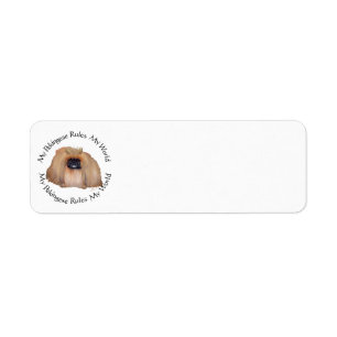 Mijn Pekingees Regeert Mijn Wereld Etiket