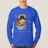 Mijn Pekingese Ate Mijn Lesson Plan T-shirt (Voorkant)