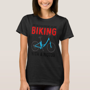 Mijn Pensioenplan Fietstochten Met Een Motor eBike T-shirt