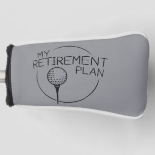 Mijn Pensioenplan Grappige Uitspraak Golfen Golfer Golfheadcover