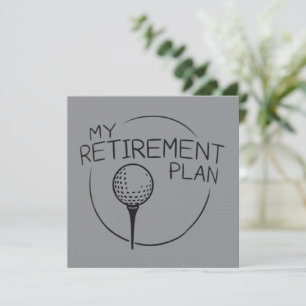 Mijn Pensioenplan Grappige Uitspraak Golfsport Gol Kaart