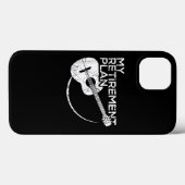Mijn pensioenplan Guitar Funny Musicians Case-Mate iPhone Case (Achterkant (horizontaal))