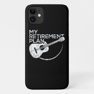 Mijn pensioenplan Guitar Funny Musicians iPhone 11 Hoesje