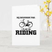 MIJN PENSIOENPLAN - IK BEN VAN PLAN OM TE RIJDEN KAART (Gele Bloem)