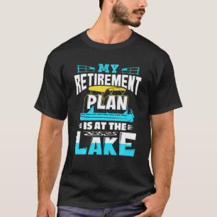 Mijn pensioenplan ligt op het Pet van de Pontoon B T-shirt