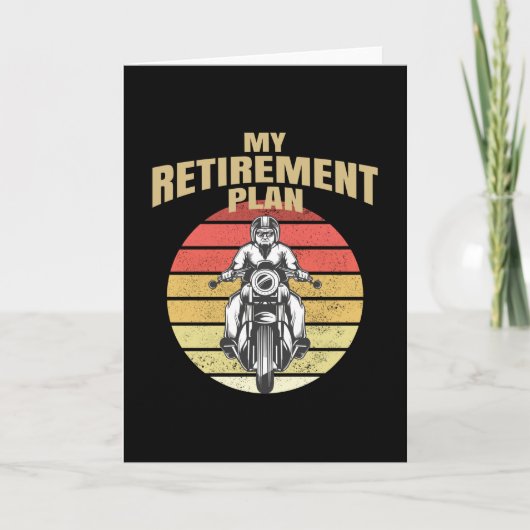 Mijn pensioenplan motorfietsen kaart (Voorkant)