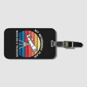 Mijn Pensioenplan Omvat Een Telescoop Bagagelabel (Voorkant (horizontaal))