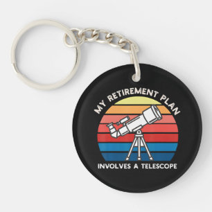Mijn Pensioenplan Omvat Een Telescoop Sleutelhanger