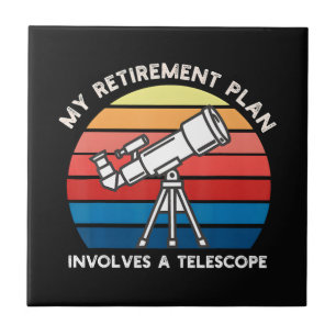 Mijn Pensioenplan Omvat Een Telescoop Tegeltje