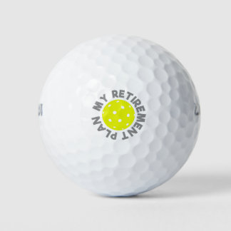 Mijn pensioenplan Pickleball Design Golfballen