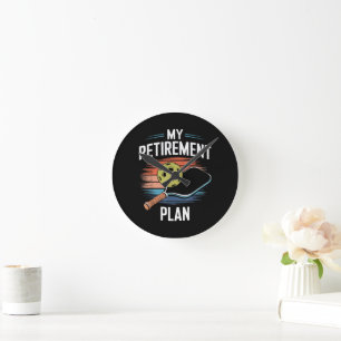 Mijn Pensioenplan Pickleball Speler Ronde Klok