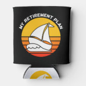 Mijn pensioenplan Sailing Boating Retire Blikjeskoeler (Voorkant)
