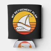 Mijn pensioenplan Sailing Boating Retire Blikjeskoeler (Achterkant)