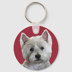 MIJN PERFECT WESTIE SLEUTELHANGER