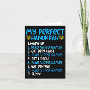 Mijn perfecte Chanoeka videogame Chanoeka Jood Man Kaart