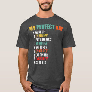 Mijn perfecte dag broidery t-shirt