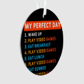 Mijn perfecte dag - games ornament (voorkant)