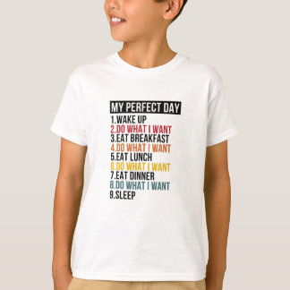 Mijn Perfecte Dag Pensioenpartij Retiree T-shirt