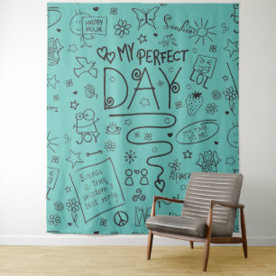 Mijn perfecte dag - Positief denken 2 Wandkleed
