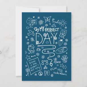 Mijn perfecte dag - Positief denken 2a Kaart