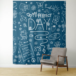 Mijn perfecte dag - Positief denken 2a Wandkleed