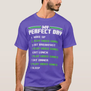 Mijn Perfecte Dag Videogames Ik Houd van Gamen Gam T-shirt