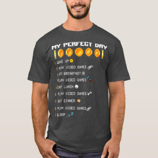 Mijn perfecte dag voor videospellen Gaming Gift Bo T-shirt