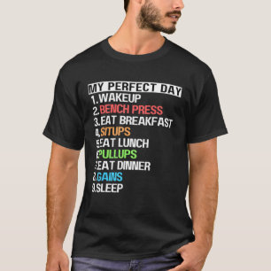 Mijn perfecte dagbank gaat omhoog met een paarse k t-shirt