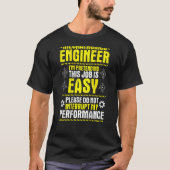 Mijn Performance Mechatronics Engineer T-shirt (Voorkant)