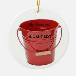 Mijn persoonlijke Bucket-lijst Keramisch Ornament