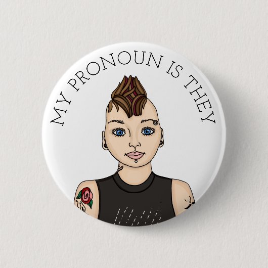 Mijn persoonlijke voorkeur is ronde button 5,7 cm (Voorkant)