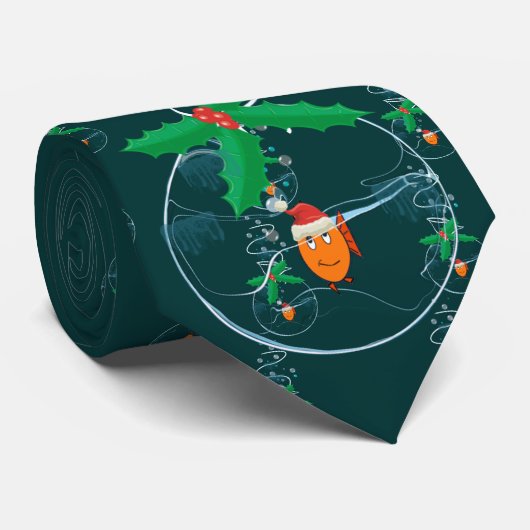 Mijn Pet Fish - Gepersonaliseerd Stropdas (Opgerold)