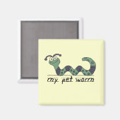 Mijn Pet Worm Tshirts en geschenken Magneet (Voorkant / Achterkant)
